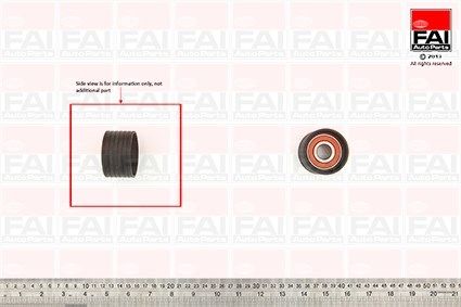 FAI AUTOPARTS Ohjainrulla, hammashihna T9512